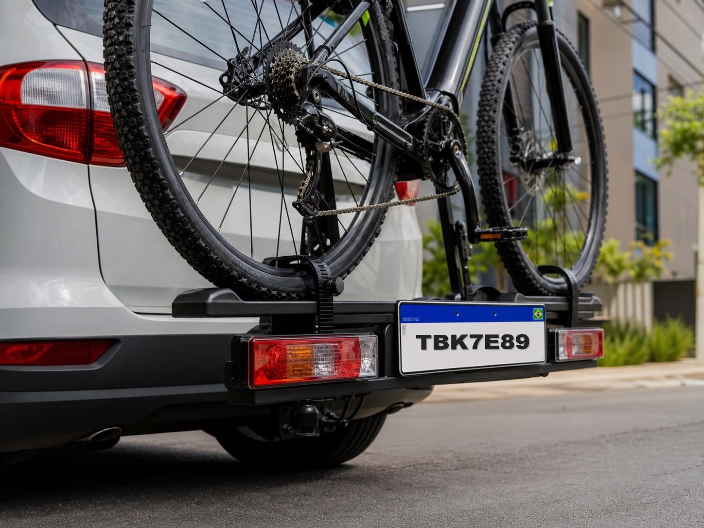 Exemplo de placa para transbike